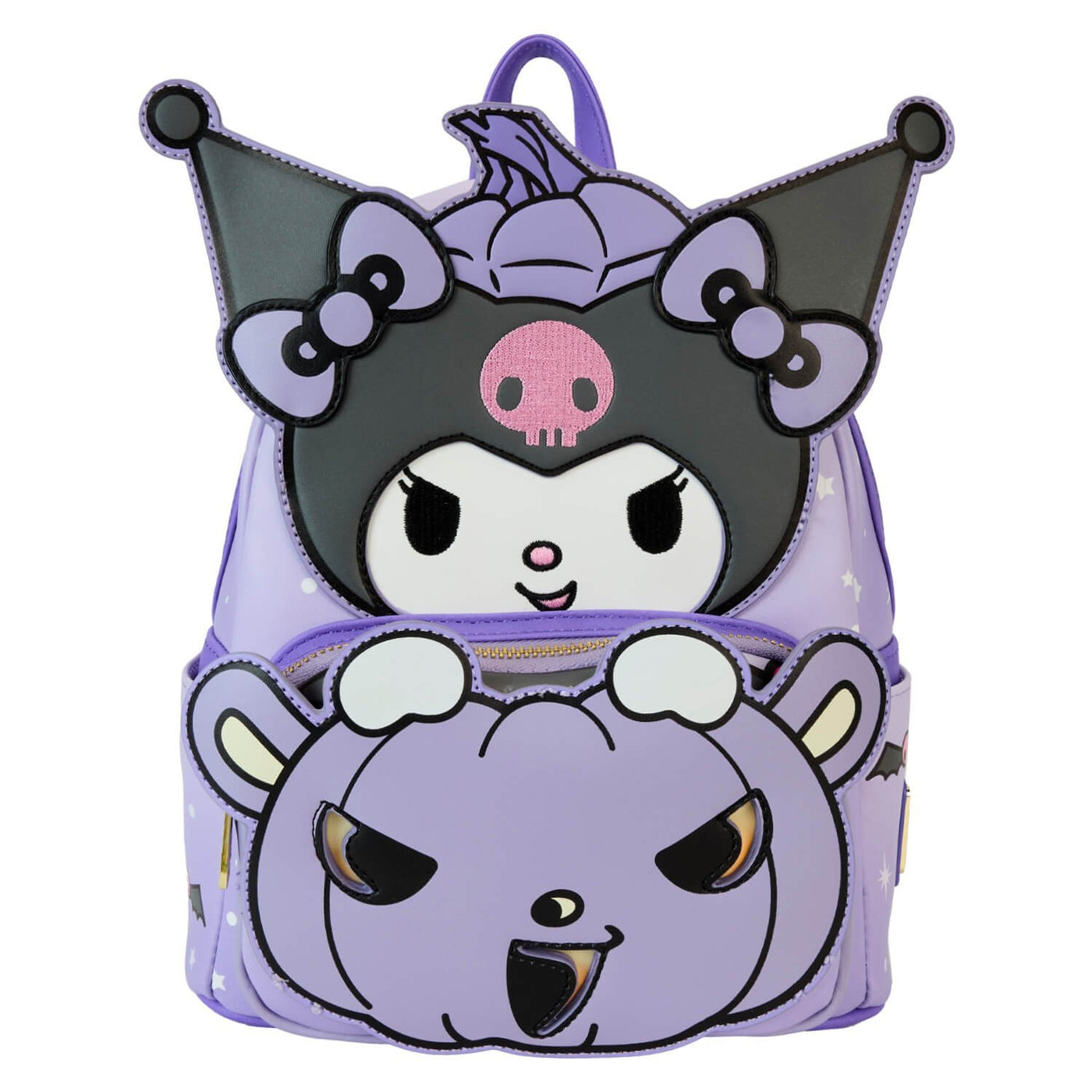 【Sanrio】Loungefly バッドばつ丸 コスプレイ ミニバックパック Amazon.com | Loungefly Sanrio Badtz-Maru Exclusive Mini