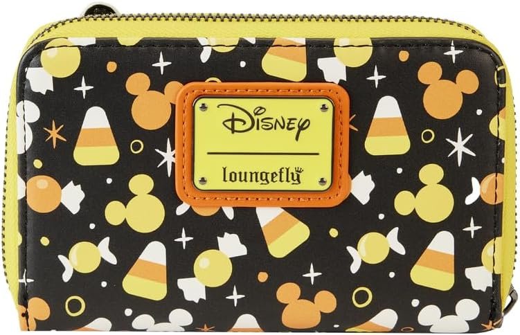 【Lounge Fly】Mickey & Friends Candy Corn Zip-Around Wallet Loungefly Disney Mickey & Friends Candy Corn Zip-Around