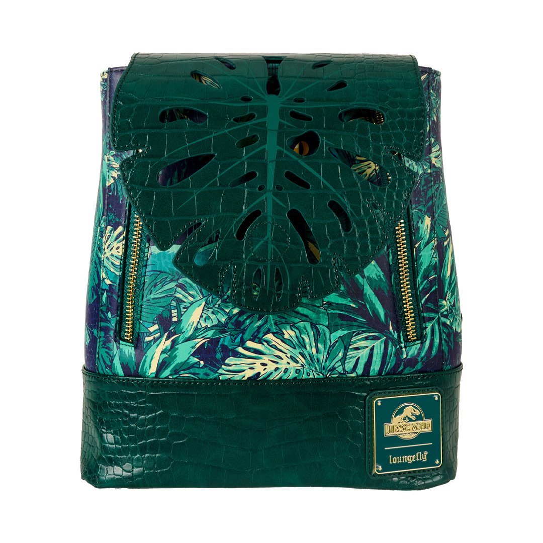 Loungefly Jurassic World Jungle Velociraptor Drawstring Mini Backpack