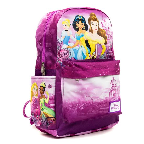 WondaPop Disney Princesses 17" Nylon Backpack - Side 1