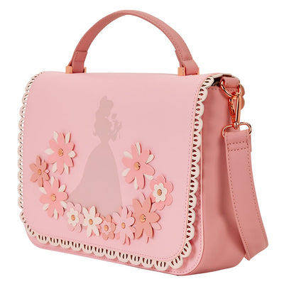 Loungefly Disney Princess Belle Floral Lace Crossbody Bag – 707 Street