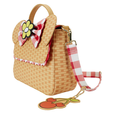 Loungefly Disney Minnie Mouse Picnic Basket Crossbody - Side View