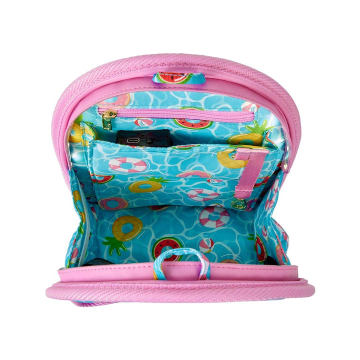 Loungefly Pool Day Light-Up Mini Backpack Insert Organizer