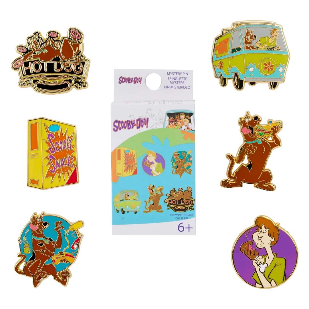 Loungefly Warner Brothers Scooby-Doo Munchies Mystery Box Pins