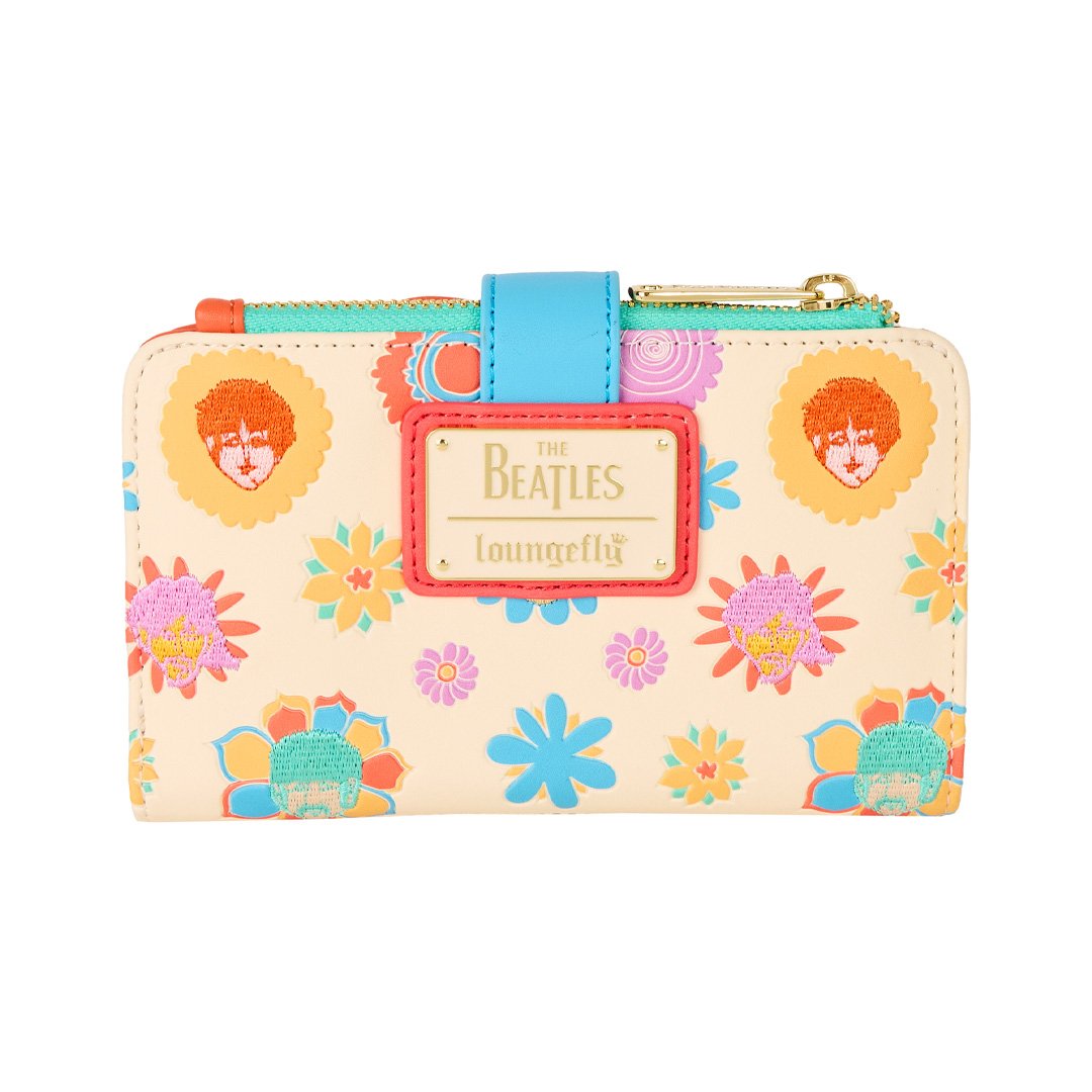 Loungefly The Beatles All You Need Is Love Flap Wallet