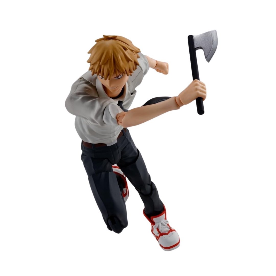 Tamashii Nations Chainsaw Man Denji S.H.Figuarts Action Figure - front running carrying axe