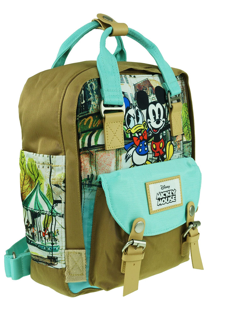 KBNL Disney Mickey Mouse 12" Nylon Mini Backpack - Angle