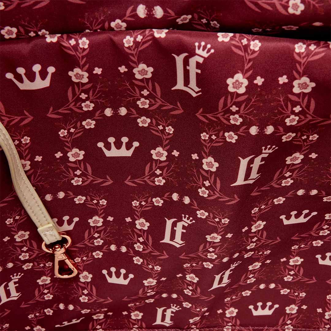 Loungefly Cream &amp; Red Floral Tote Bag