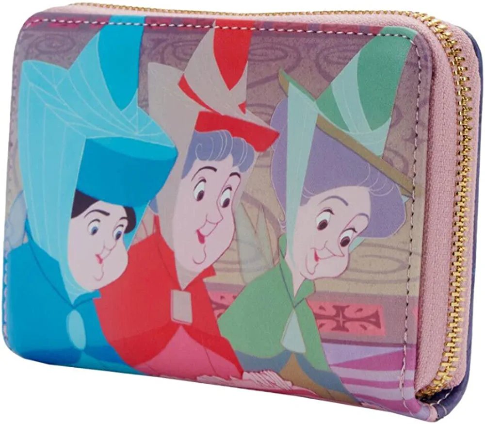 Loungefly Disney Sleeping Beauty Princess Scene Zip-Around Wallet
