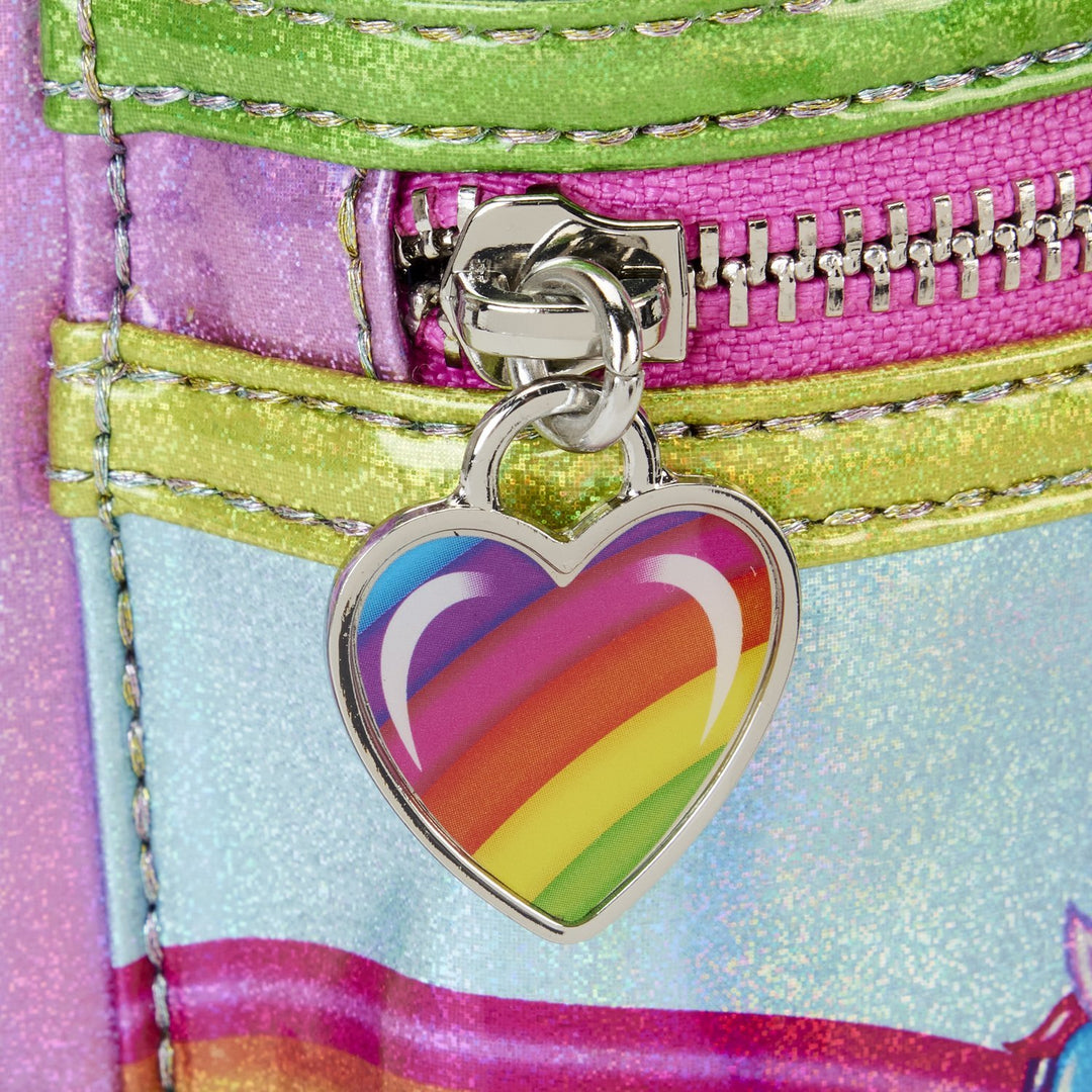 Loungefly Lisa Frank Color Block Mini Backpack