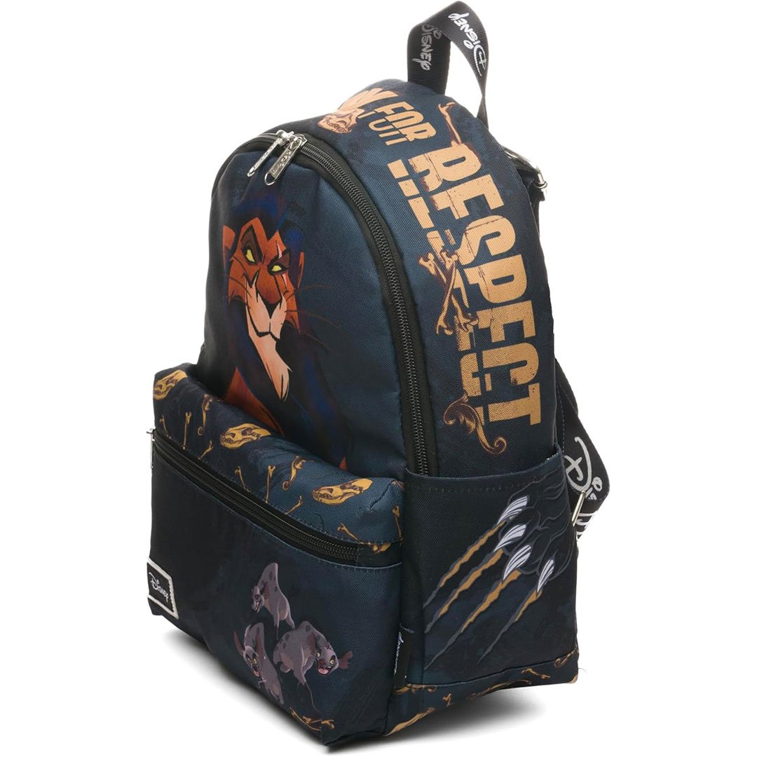 WondaPop Disney The Lion King Scar Hungry for Respect 13" Nylon Mini Daypack