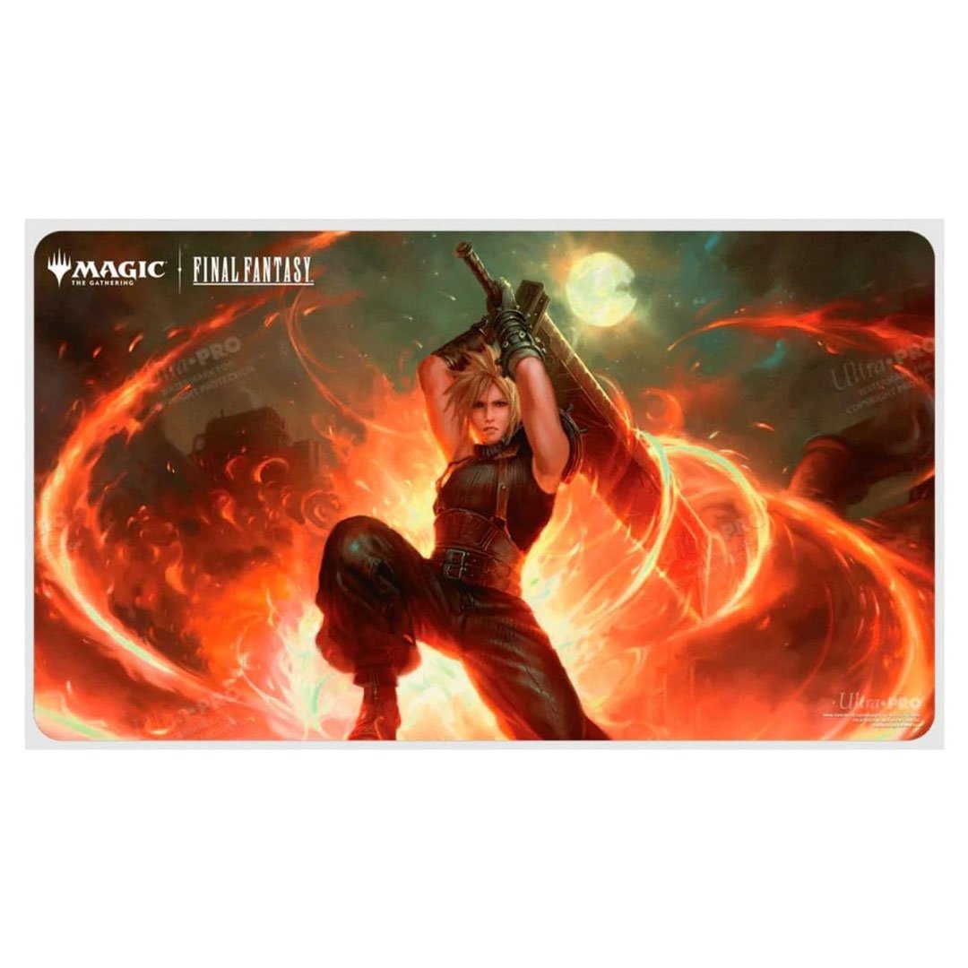 Ultra PRO - Final Fantasy x Universes Beyond Cloud, Midgar Mercenary Playmat for Magic: The Gathering