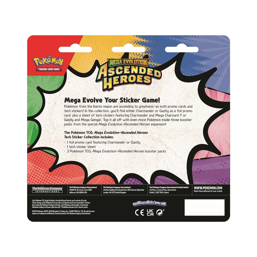 Pokemon TCG: Ascended Heroes Tech Sticker Collection (Styles May Vary)