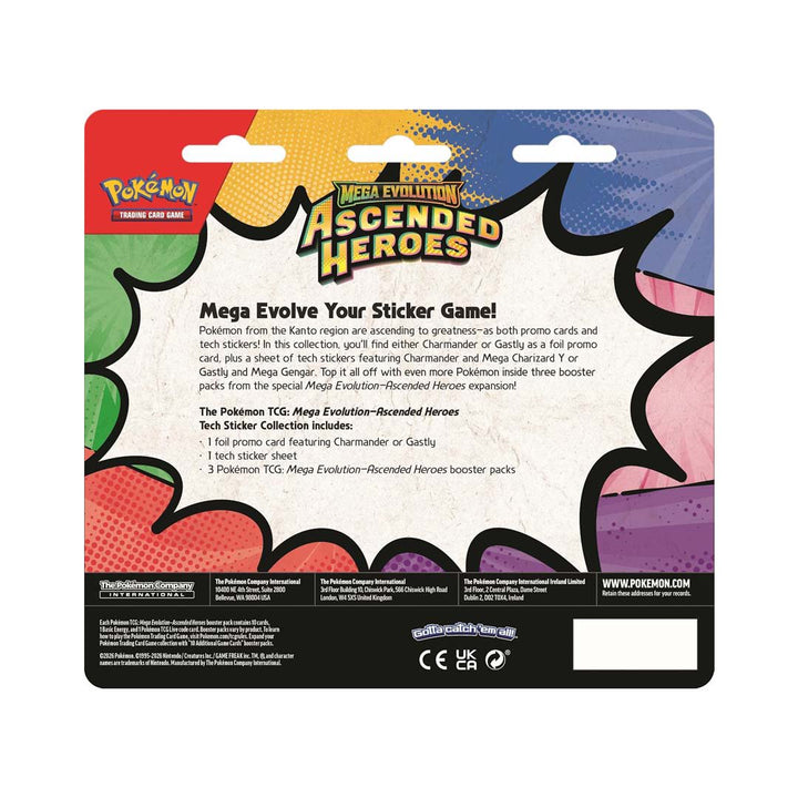Pokemon TCG: Ascended Heroes Tech Sticker Collection (Styles May Vary)
