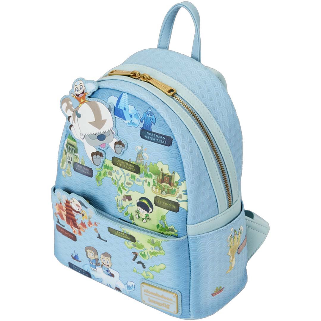Loungefly Nickelodeon Avatar the Last Airbender Map Mini Backpack