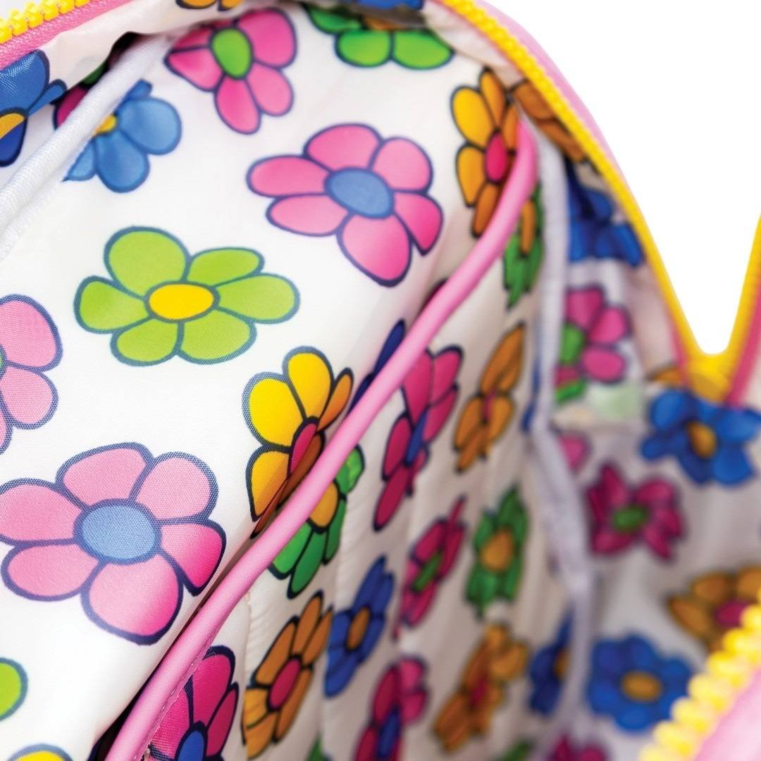 Whatever Makes You Happy Miffy Corduroy &amp; Faux Leather Pin Trading Backpack