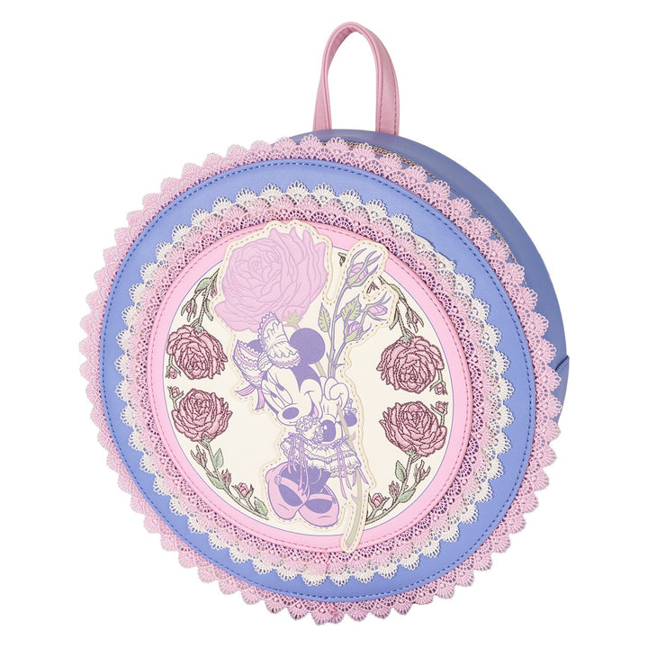 Loungefly Disney Minnie Floral and Lace Mini Backpack
