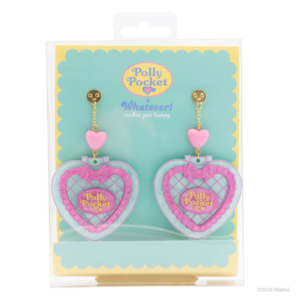 Whatever Makes You Happy Polly Pocket Locket Layered Acrylic Earrings
