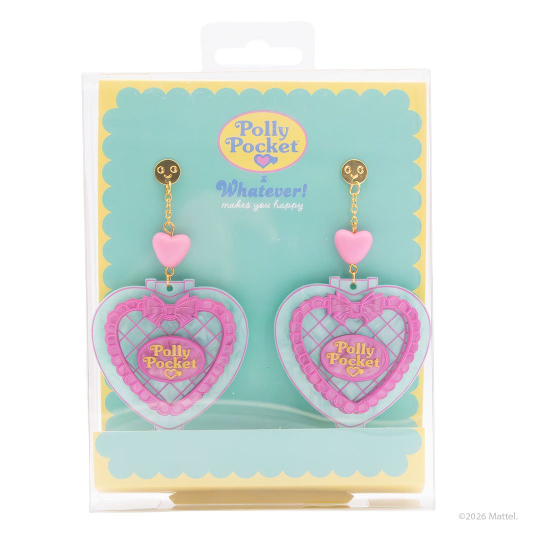 Whatever Makes You Happy Polly Pocket Locket Layered Acrylic Earrings