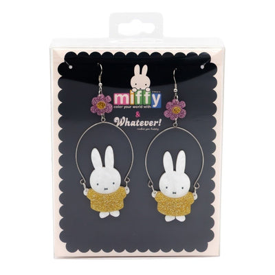 Whatever Makes You Happy Miffy Jump Roping Acrylic Earrings