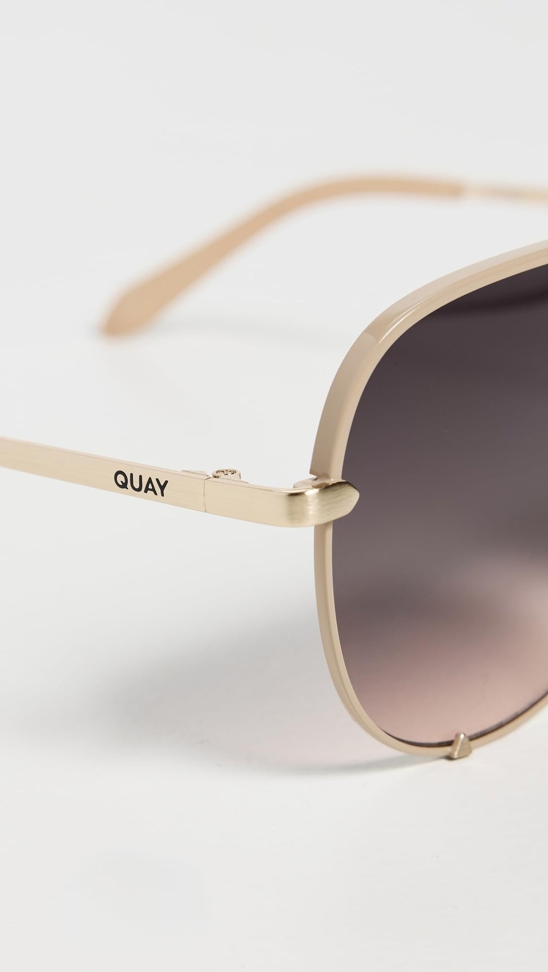 Quay Australia Unisex High Key Wire Frame Aviator Sunglasses