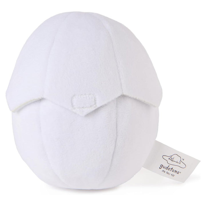 GUND Sanrio Gudetama The Lazy Egg Stuffed Animal, Gudetama in Eggshell 5" Plush Toy