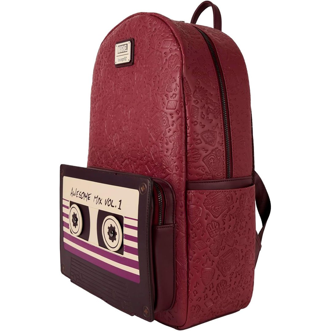 Loungefly Marvel Guardians of the Galaxy Groot Mixtape All-Over Print Full-Size Backpack