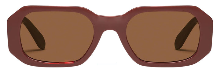 Quay - Sunglasses for Men &amp; Women, Square Lenses with UV Protection (Hyped Up, DLA/Brown)