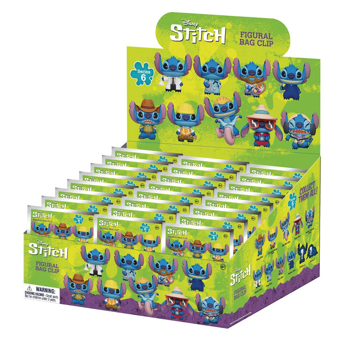 Disney Stitch 3D Foam Bag Clip Series 6 Blind Bag