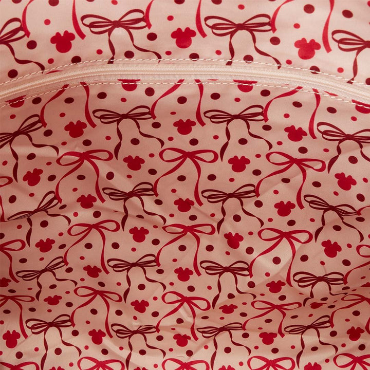 Loungefly Disney Minnie Mouse Rock the Dots Tote Bag
