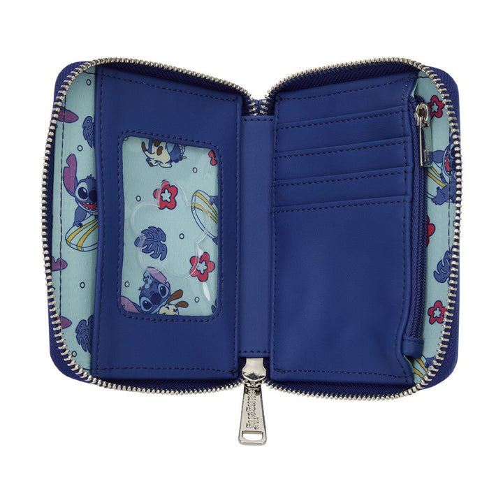 Loungefly Disney Lilo and Stitch Animal Friends Zip Around Wallet