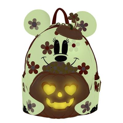 Loungefly Disney Minnie Mouse Halloween Mini Backpack - glow in the dark