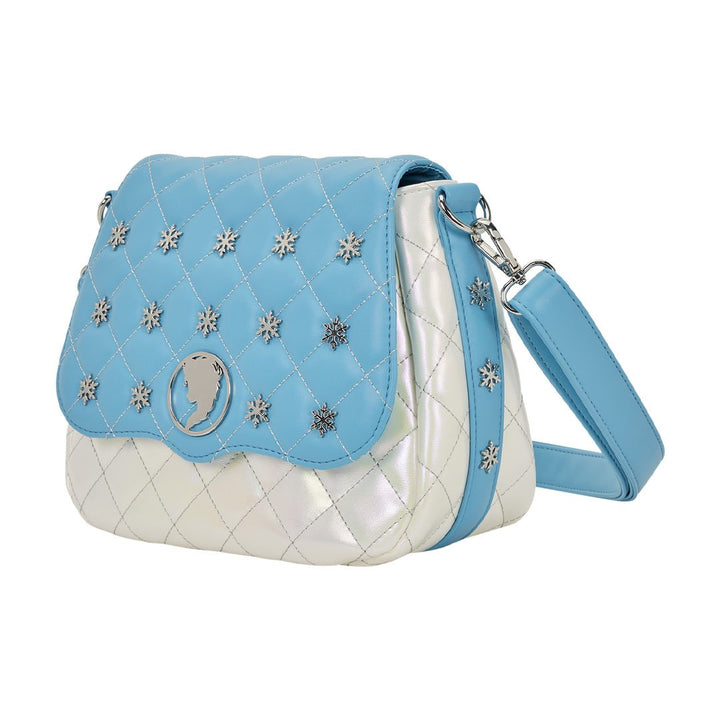 Loungefly Disney Frozen Princess Elsa Pearlescent Crossbody Bag