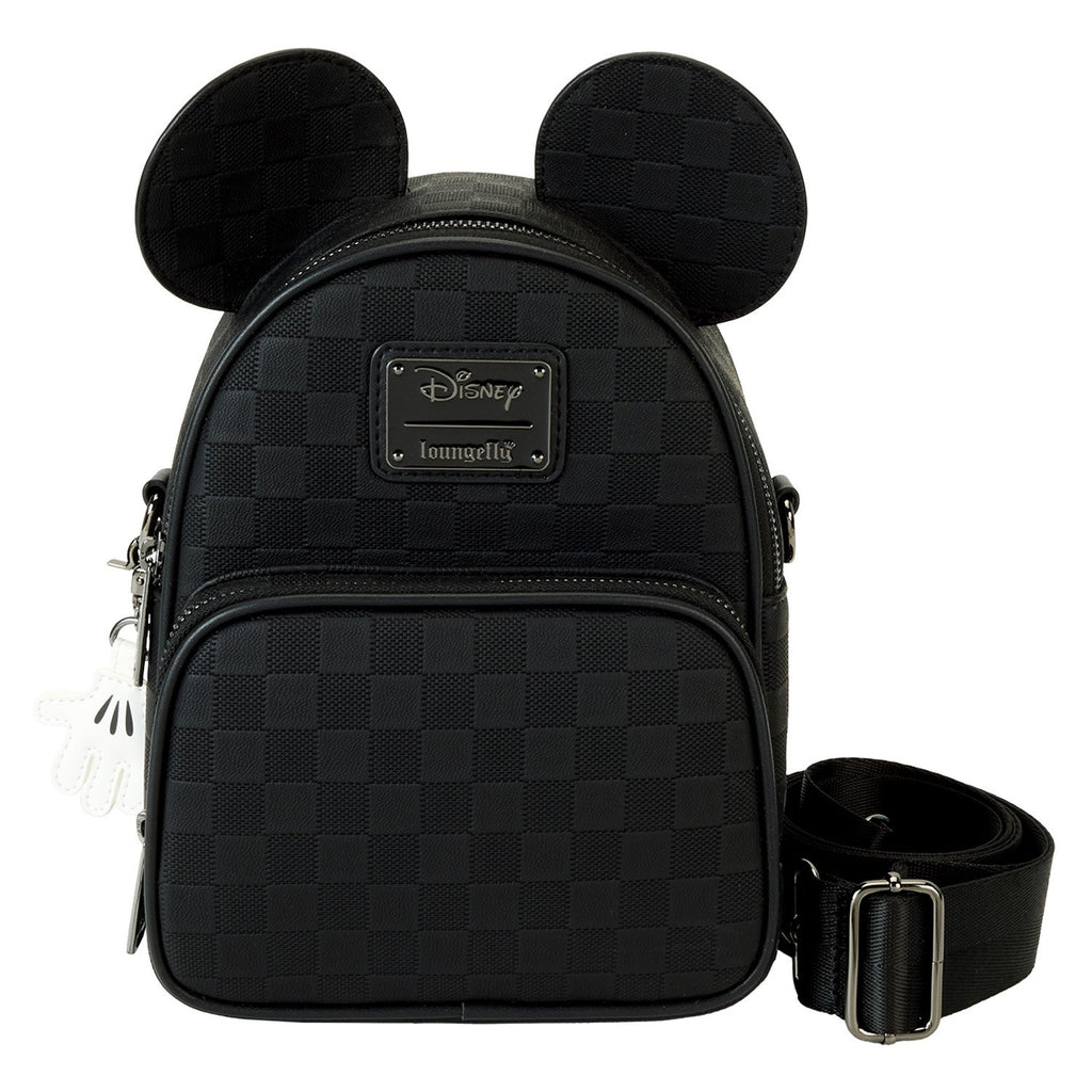 Loungefly Disney Mickey Mouse Checkered Texture Convertible