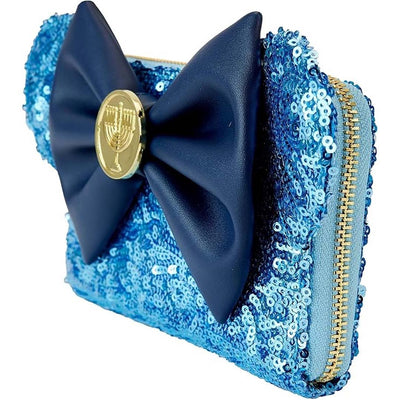 Loungefly Disney Minnie Hanukkah Menorah Zip-Around Wallet
