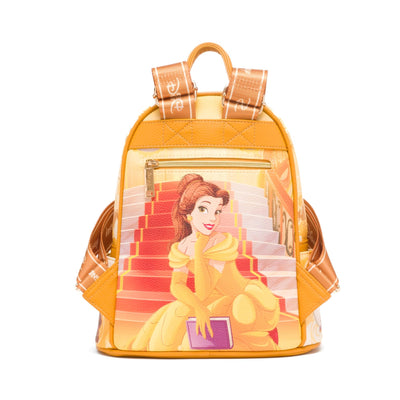 WondaPop Disney Beauty and the Beast Belle 11" Vegan Leather Fashion Mini Backpack - Back