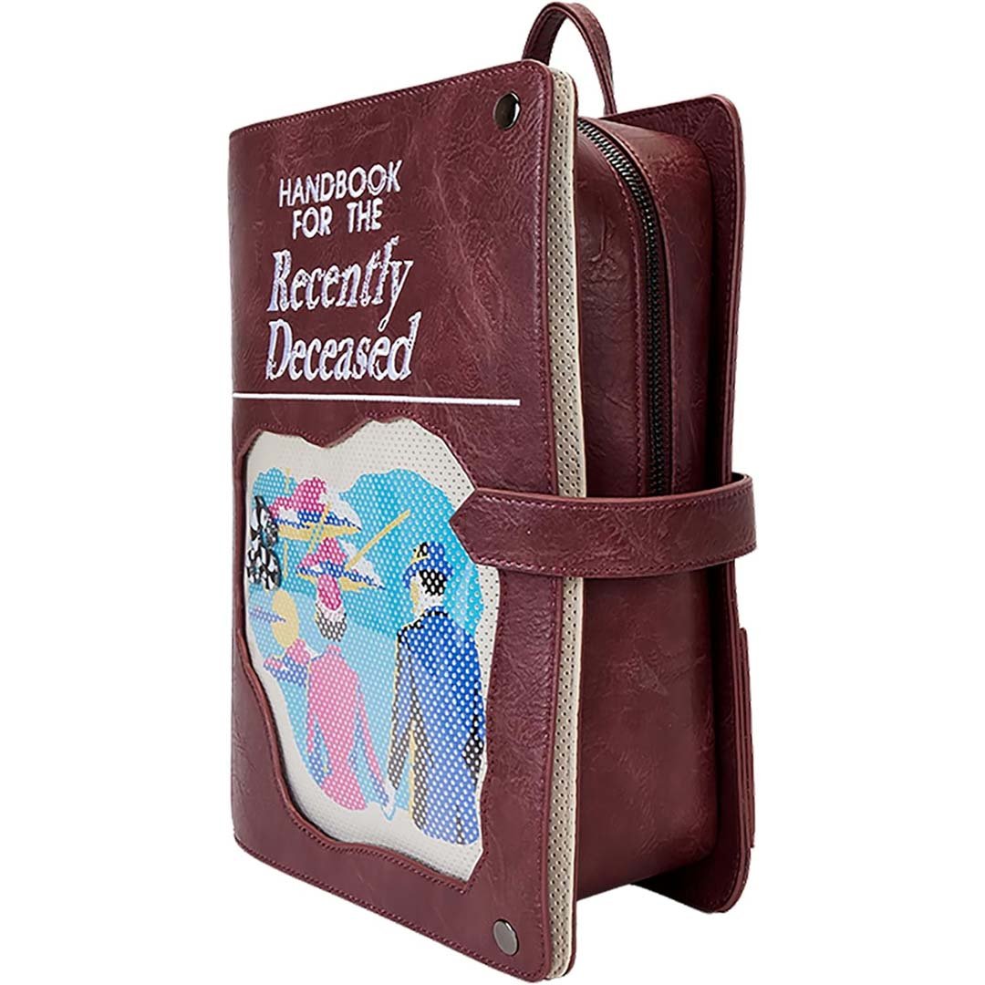 Loungefly Warner Brothers Beetlejuice Handbook For The Recently Deceased Pin Trader Backpack