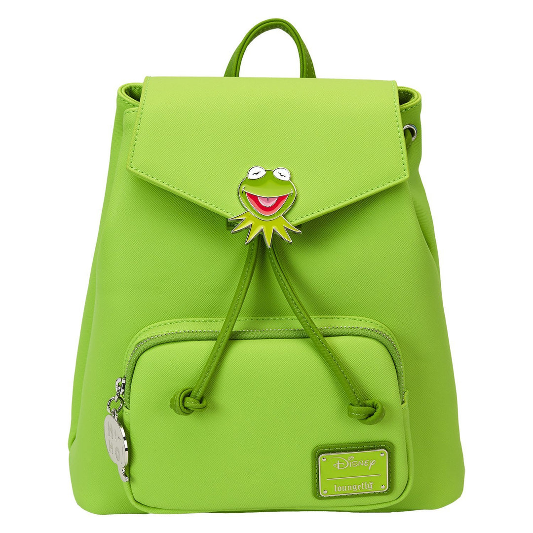 Loungefly Disney The Muppets Kermit The Frog Drawstring Mini Backpack