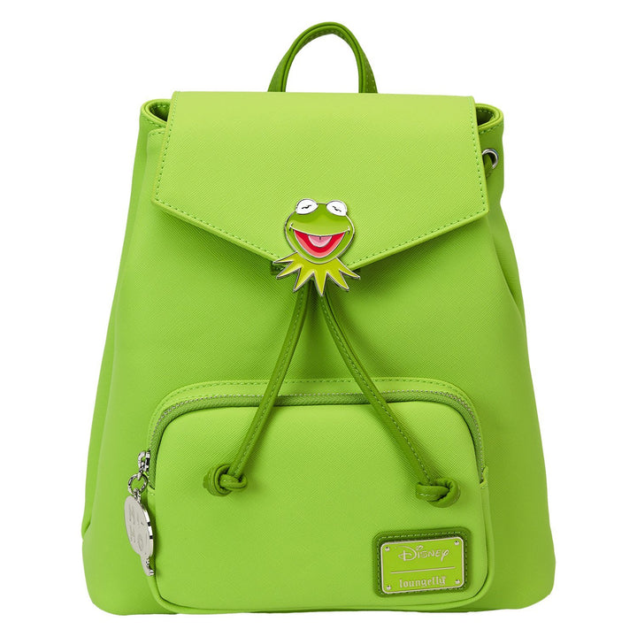 Loungefly Disney The Muppets Kermit The Frog Drawstring Mini Backpack