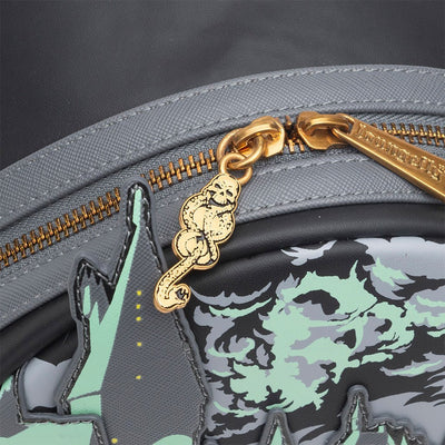 Loungefly Harry Potter Glow in the Dark Battle of Hogwarts Lenticular Mini Backpack - 707 Street Exclusive
