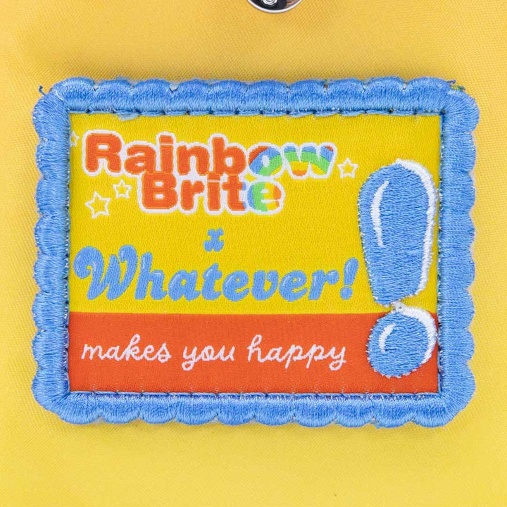 Whatever Makes You Happy Rainbow Brite Vintage Box Pin Trading Backpack