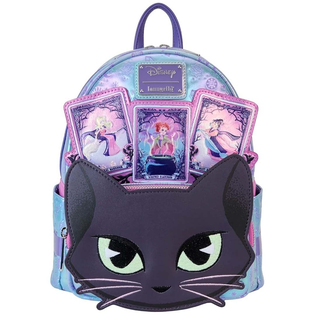 Loungefly Disney Hocus Pocus Tarot Card Binx Mini Backpack