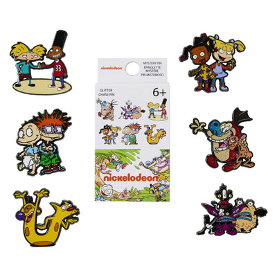 Loungefly Nickelodeon Retro TV Mystery Box Pins - Front