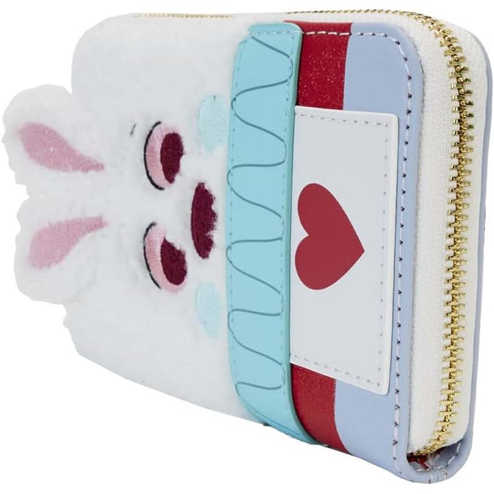 Loungefly Disney Alice in Wonderland White Rabbit Cosplay Zip-Around Wallet