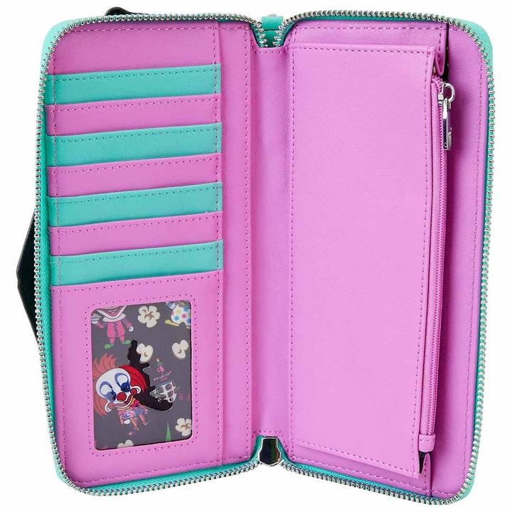 Loungefly MGM Killer Klowns From Outer Space Zip-Around Wristlet
