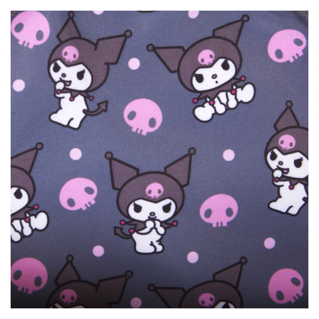 Loungefly Sanrio Kuromi Monochrome Cosplay Convertible Mini Backpack &amp; Crossbody Bag