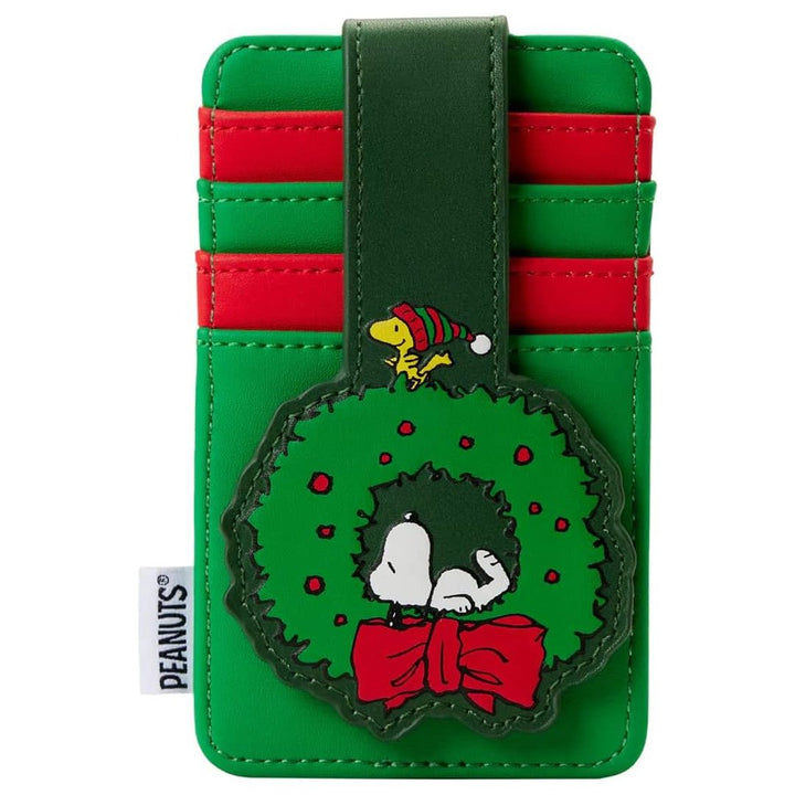 Loungefly Peanuts Snoopy Woodstock Wreath Card Holder