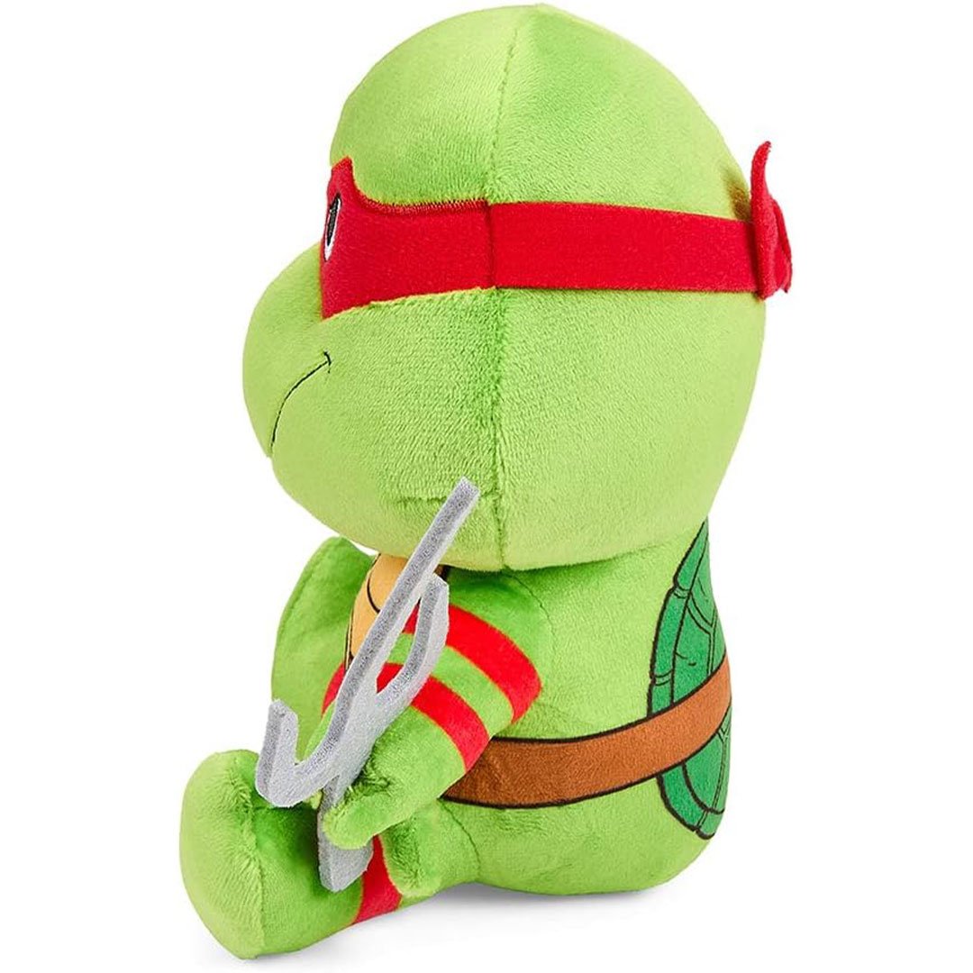 Kidrobot Teenage Mutant Ninja Turtles 7.5" Raphael Phunny Plush - left profile