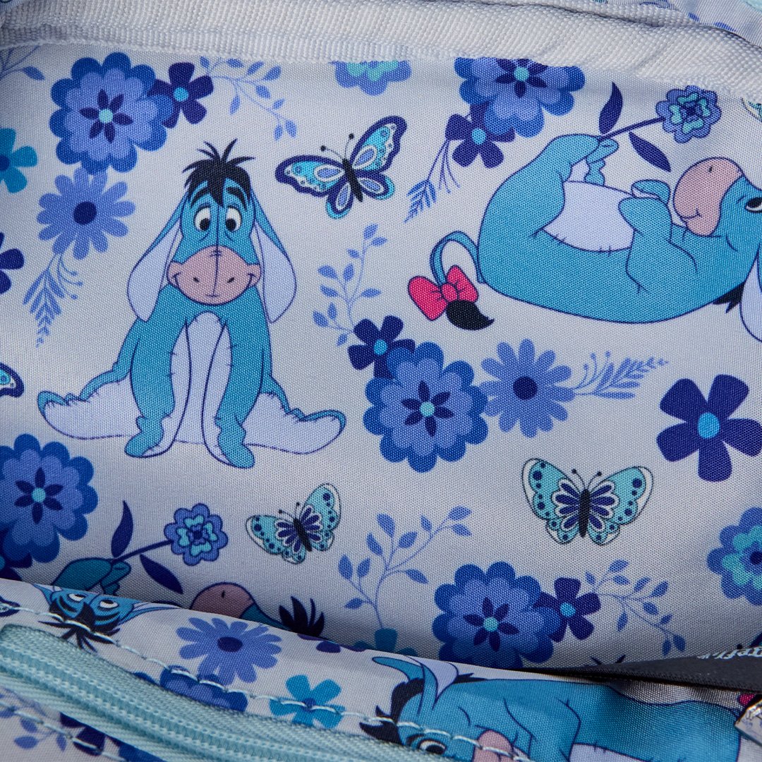 Loungefly Disney Winnie The Pooh Floral Eeyore Crossbuddies® Cosplay Crossbody Bag With Coin Bag