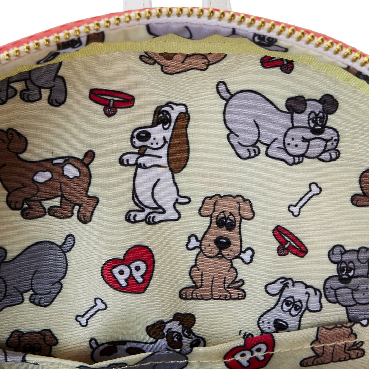 PUPBK0001 - Loungefly Hasbro Pound Puppies 40th Anniversary Mini Backpack - Interior Lining